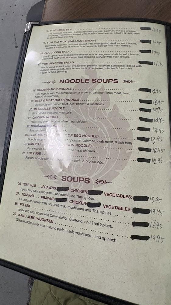 Bangkok Thai Restaurant Po Tak Soup